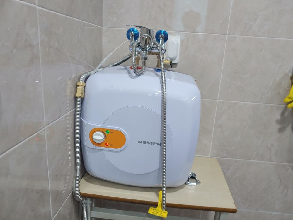 경기 부평구 빌딩 화장실에 설치한 경동나비엔 30L 전기온수기