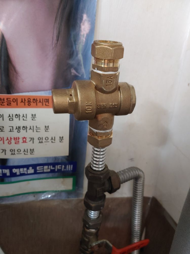 양양군 양양읍 양양 미용실 전기온수기 교체 현장 사진